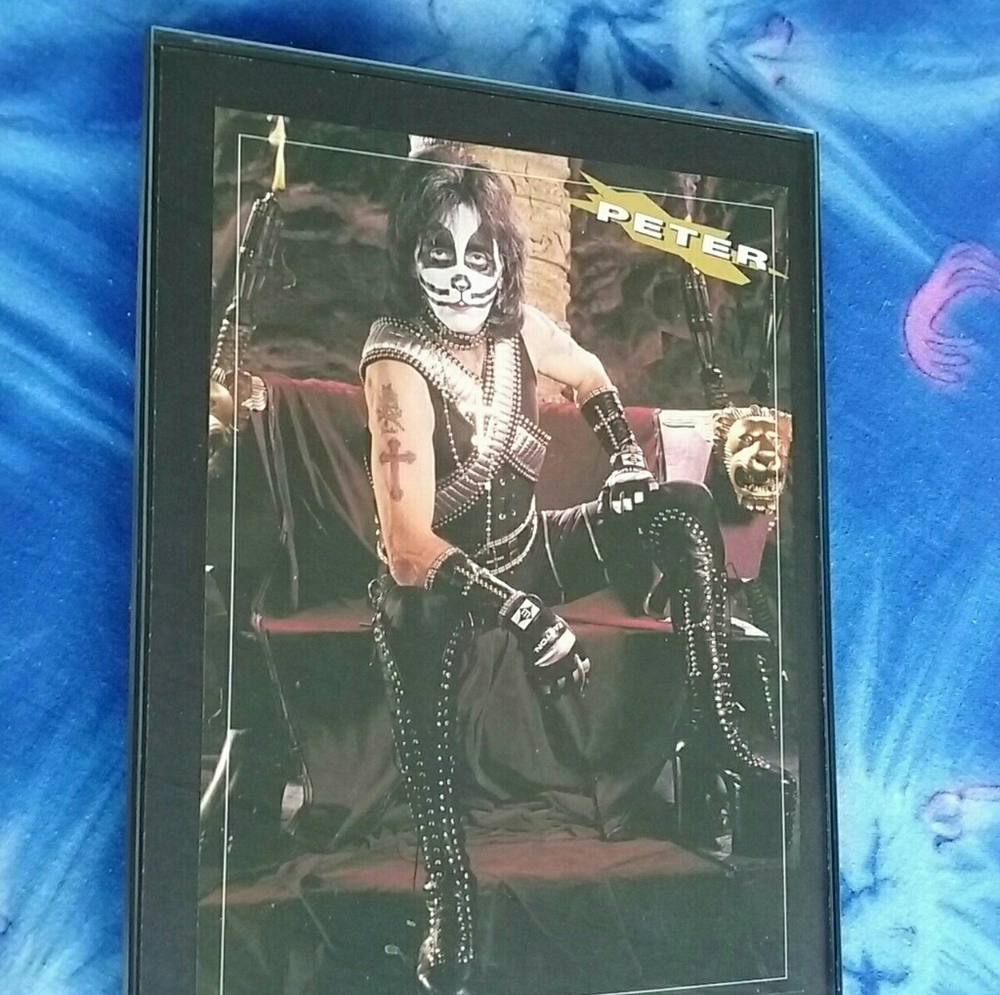 KISS Band Vintage Peter Criss Drummer KISS Alive Percussion 90s Nostalgia